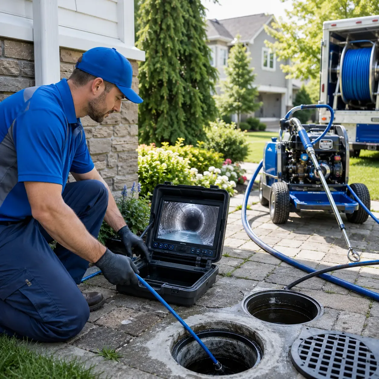 Outdoor drain cleaning professionals serving Hermitage, MO