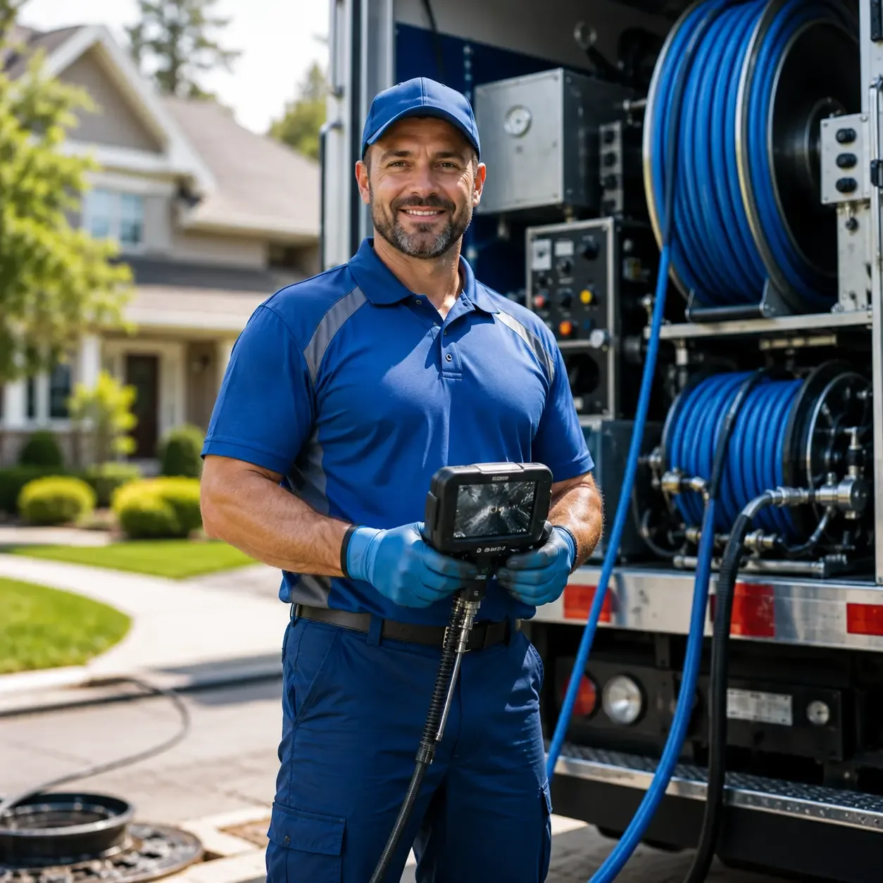 Local outdoor drain cleaning specialists in Hermitage, MO